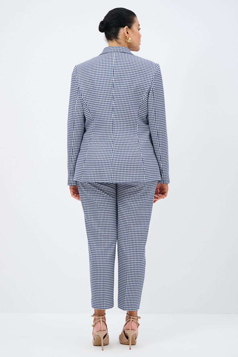 Lacivert Kruvaze Ceket 119L8702004-318 | Love My Body