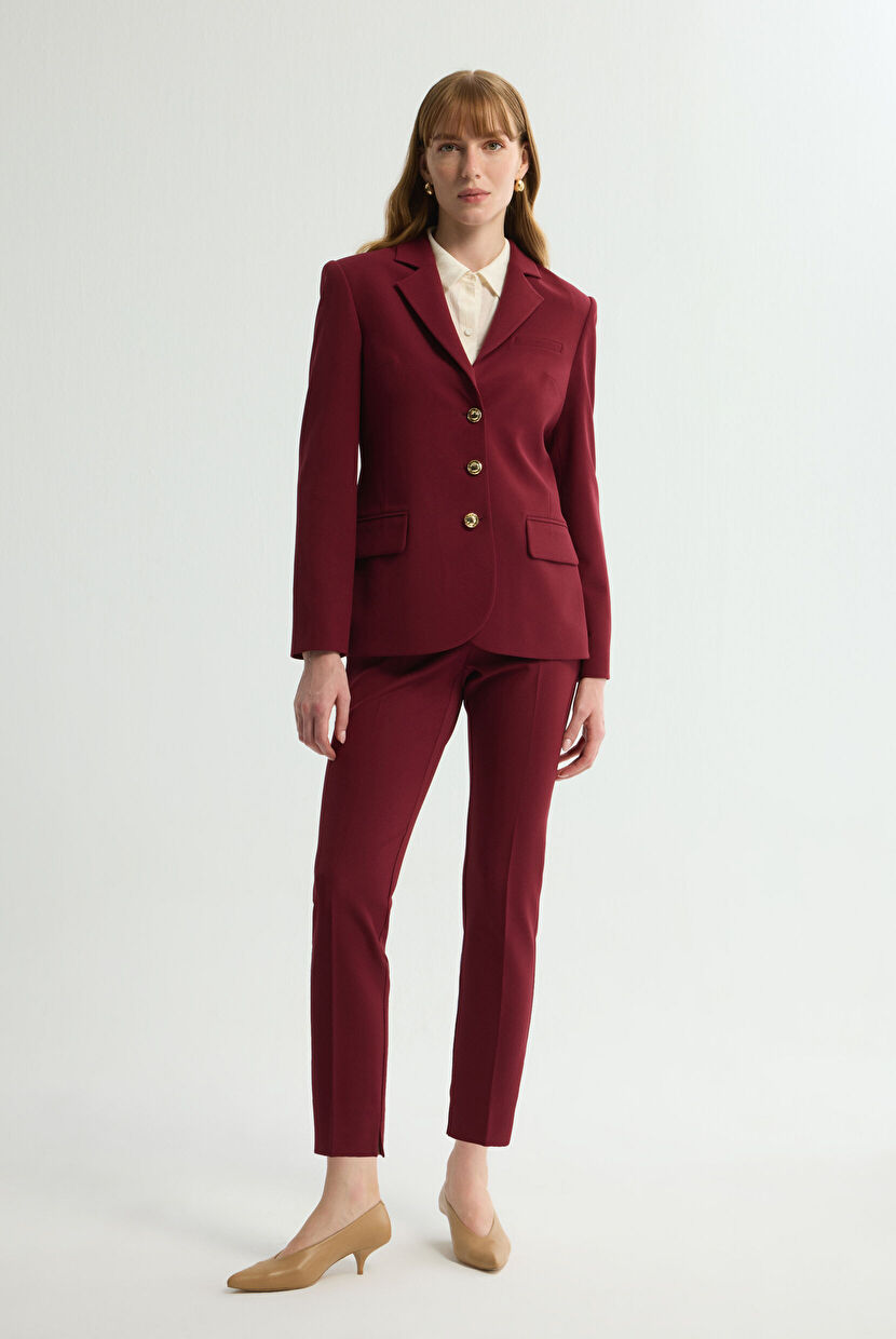 Bordo Cepli Pantolon 153L8056015-012 | Love My Body