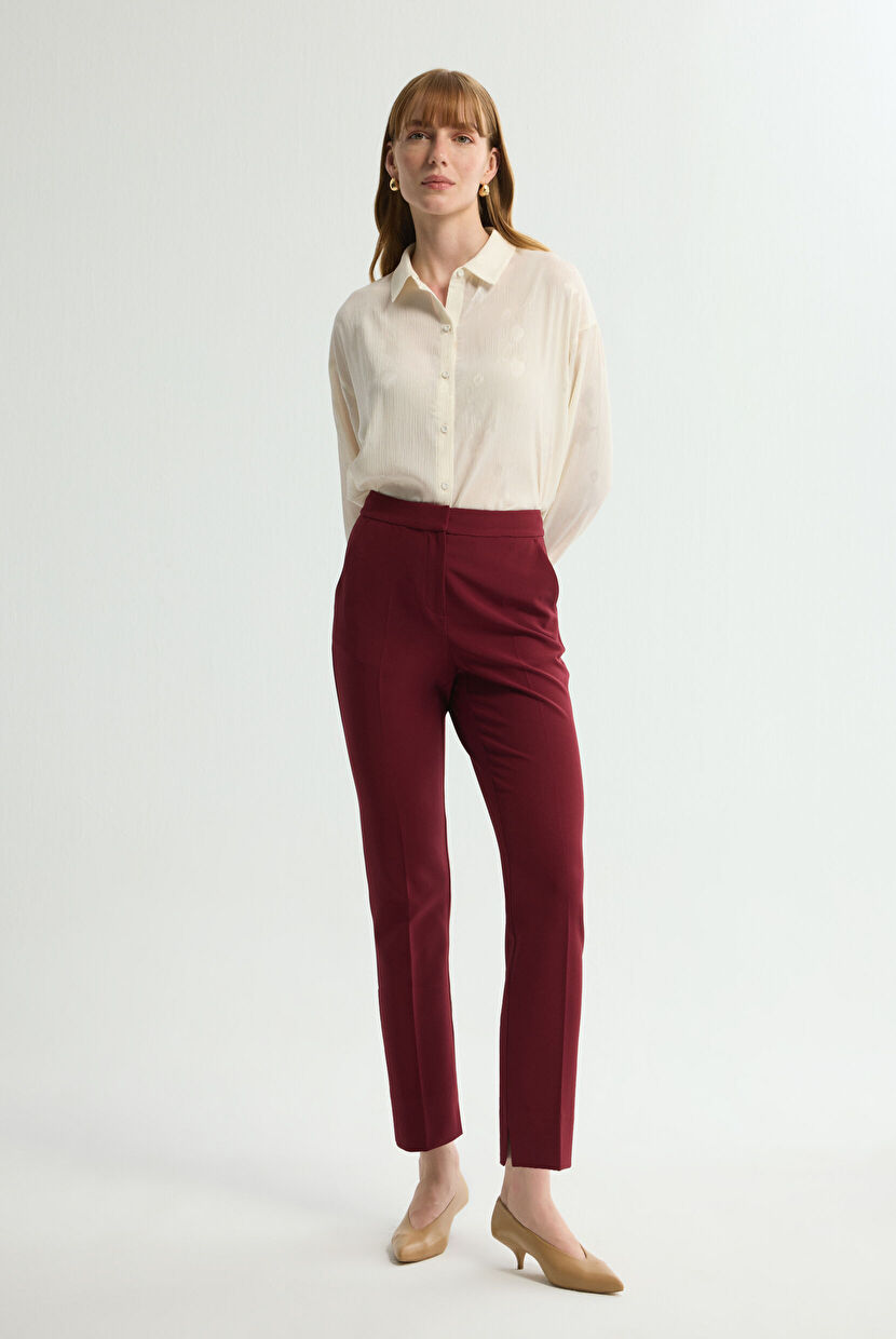 Bordo Cepli Pantolon 153L8056015-012 | Love My Body