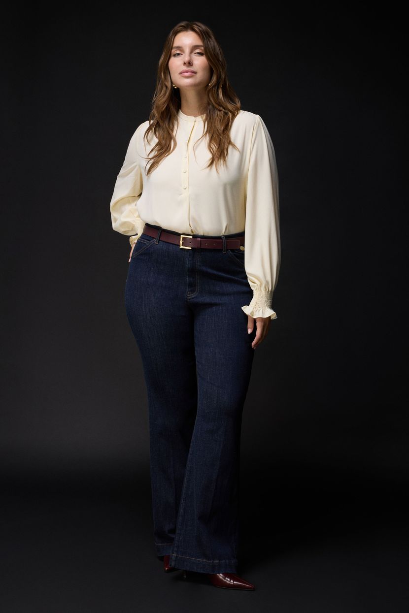 Lacivert Cepli Nakış Detaylı Denim Pantolon 153L9649002-018 | lmb